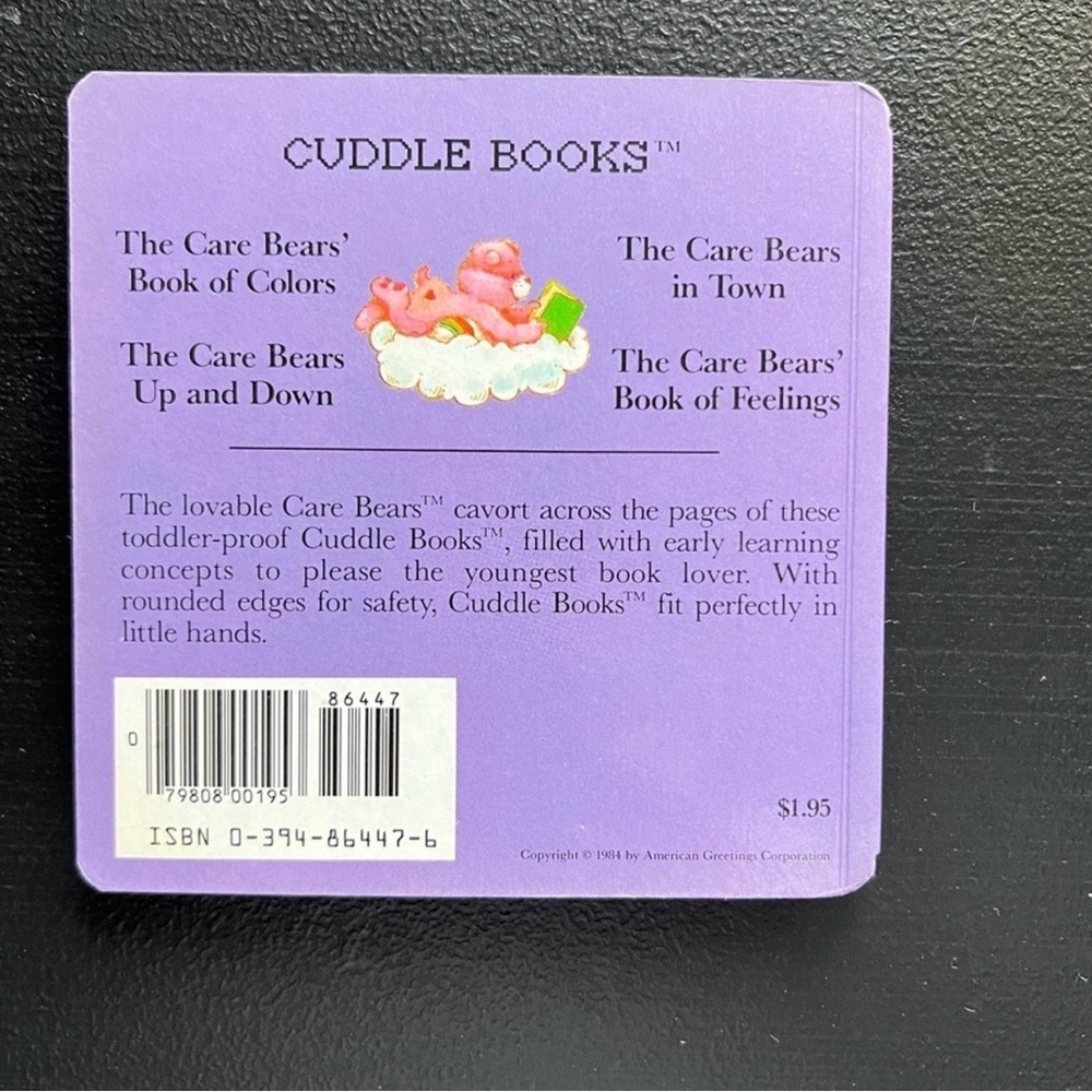 Vintage The Care Bears Book of Feelings 1984-Small Hardcover Book - Picture 2 of 9